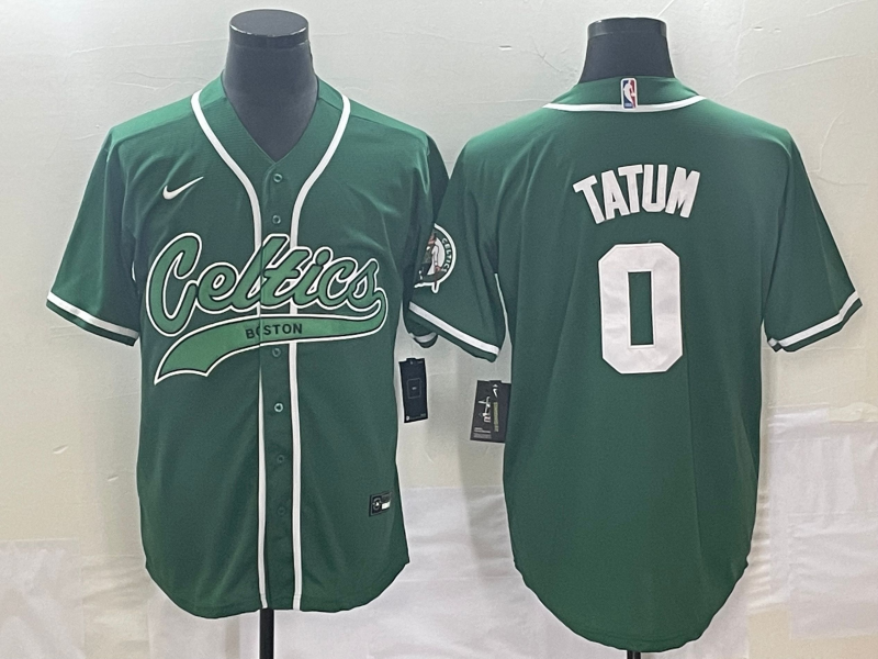 Nike 2023 Men Boston Celtics #0 Tatum green Nike NBA Jerseys